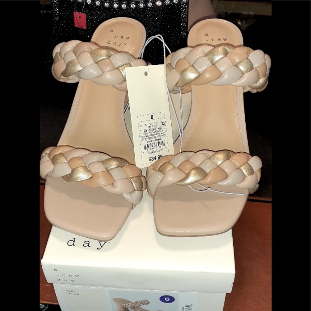 Faux Leather Sandal